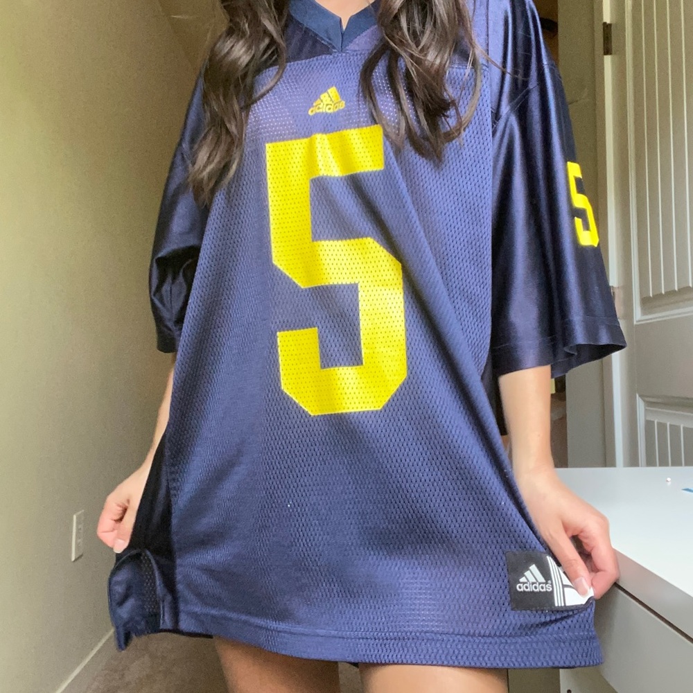 University of Michigan Adidas Football Jersey